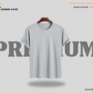 PREMIUM HALF SLEEVE T-SHIRT (ASH)