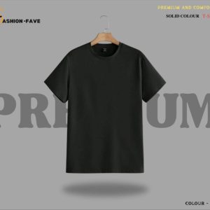 PREMIUM HALF SLEEVE T-SHIRT (BLACK)