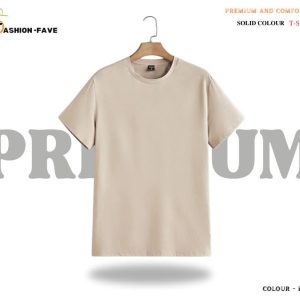PREMIUM HALF SLEEVE T-SHIRT (BROWN)