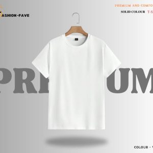 PREMIUM HALF SLEEVE T-SHIRT (WHITE)